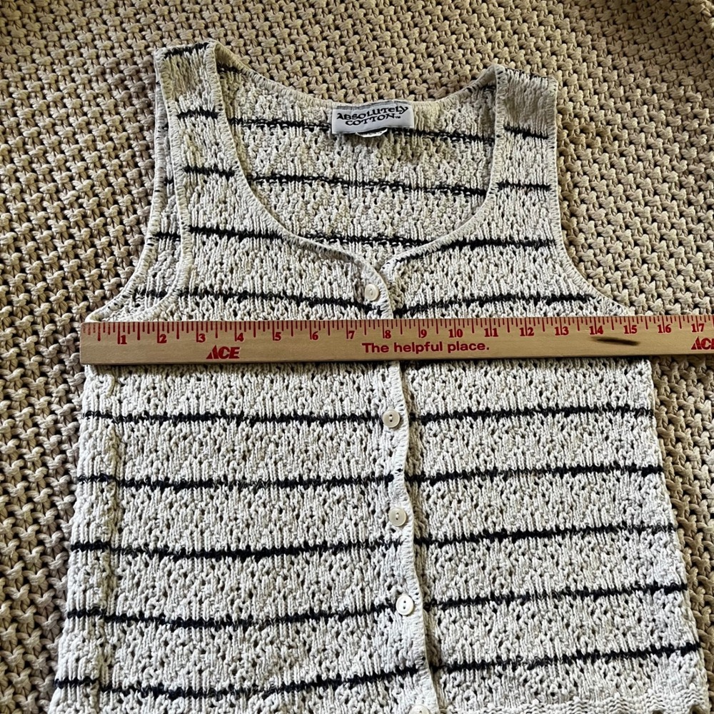 Vintage Cotton Made‎ in USA Woven Top - Picture 7 of 7